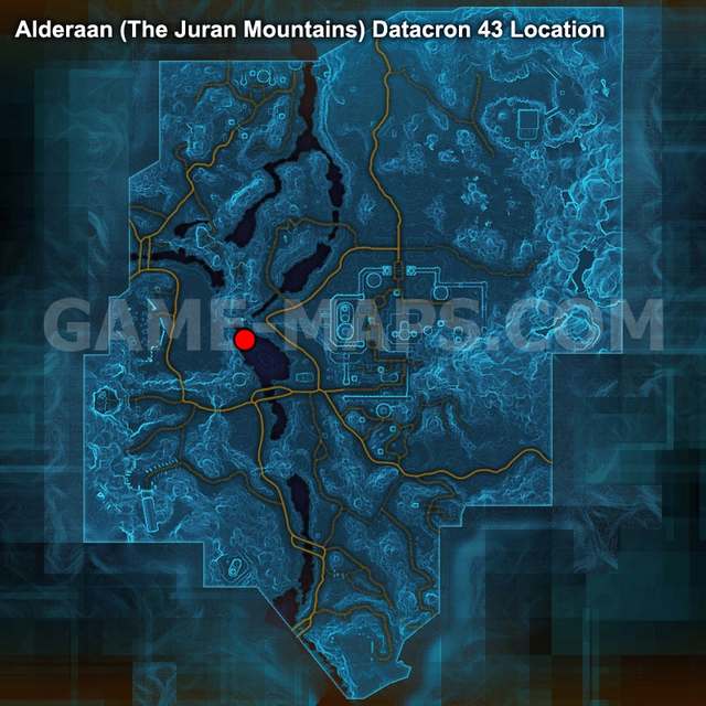 Datacron 43 Location Map Star Wars: The Old Republic