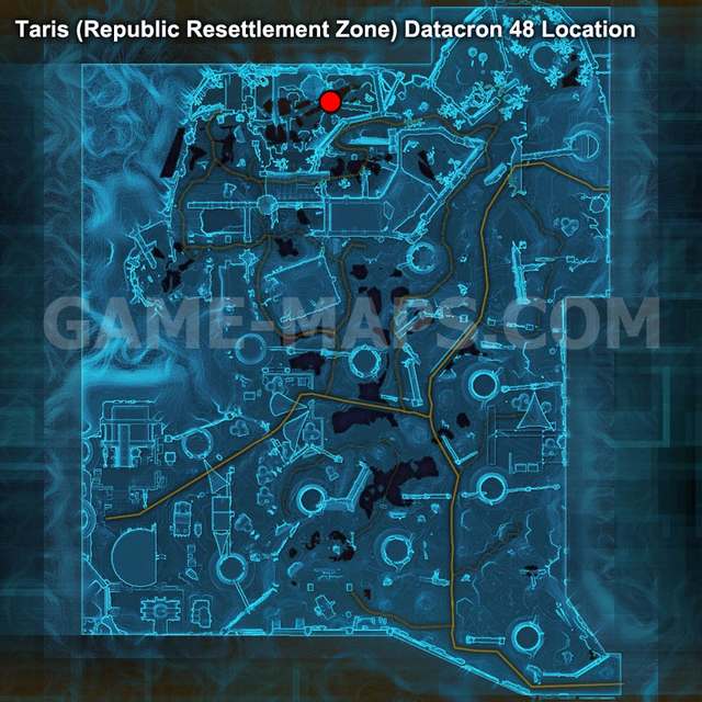 Datacron 48 Location Map Star Wars: The Old Republic