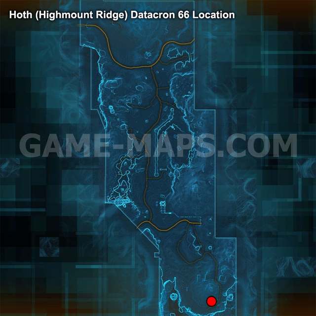 Datacron 66 Location Map Star Wars: The Old Republic